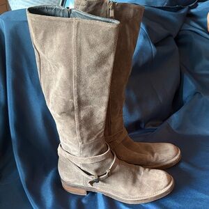 Alberto Furmani  Browns Suede Knee-High Women's Boots size 8